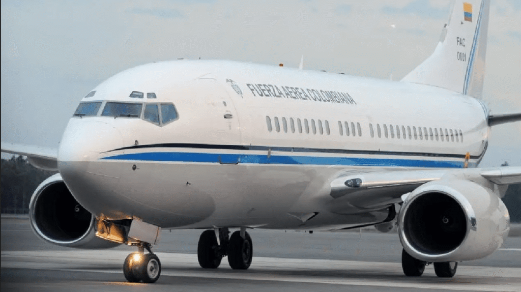 Avion presidencial colombia darwyn rosales