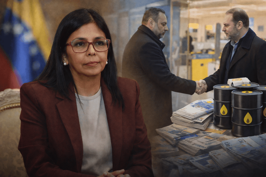 delcy rodriguez en madrid darwyn rosales