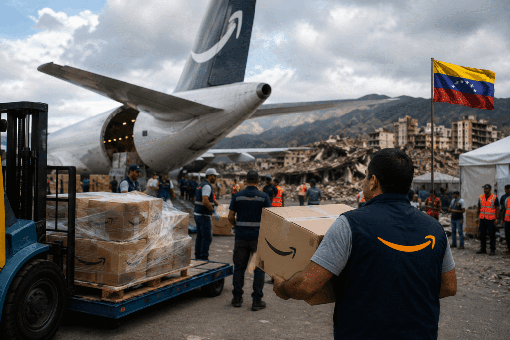 Amazon se une a la ayuda en venezuela darwyn rosales