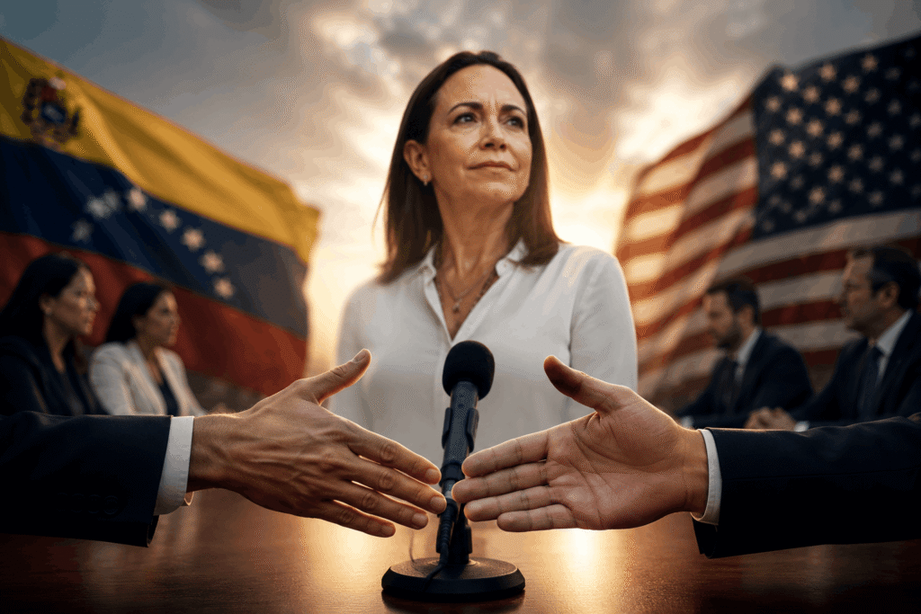 Maria Corina Machado a la transicion darwyn rosales