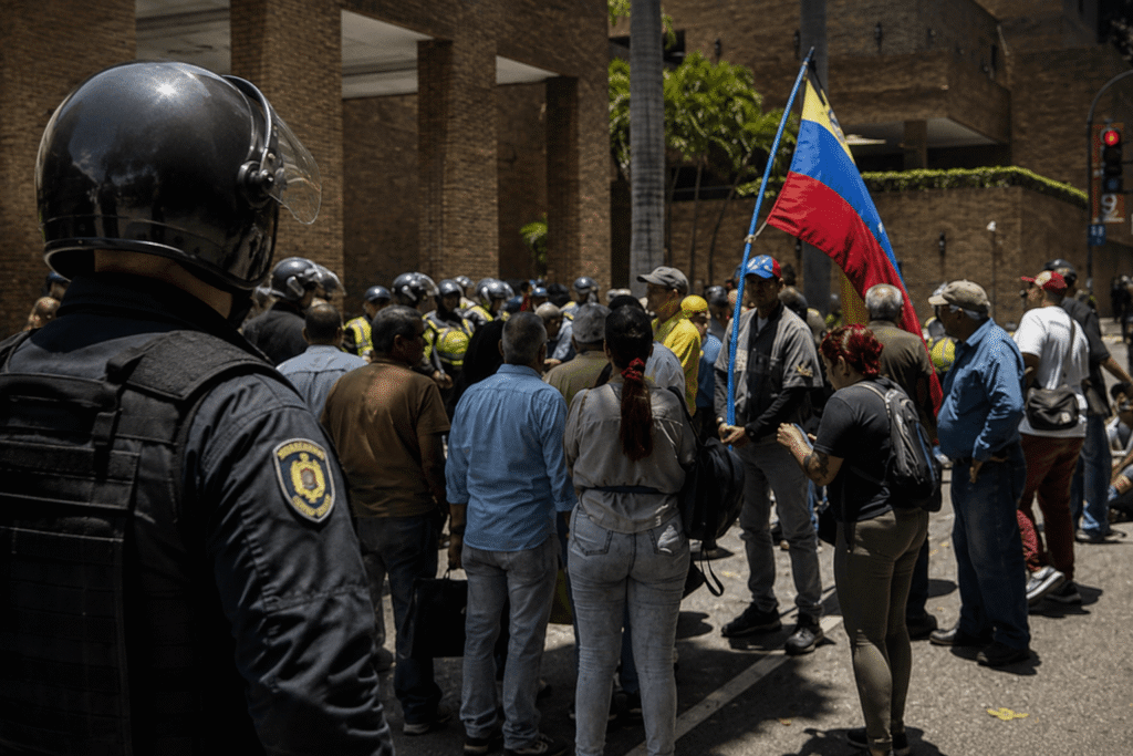 polichacao impide marcha darwyn rosales