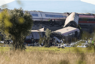 al menos 64 muertos en choque de trenes españa darwyn rosales