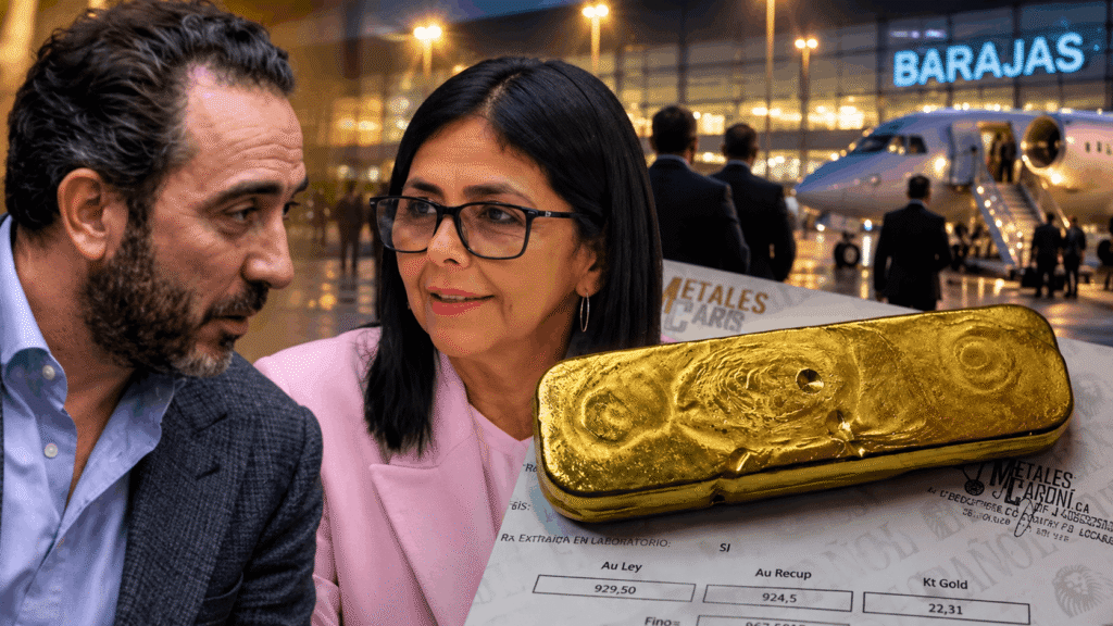 Delcy Rodríguez habría entregado monedas y lingotes de oro a Ábalos y Koldo darwyn rosales